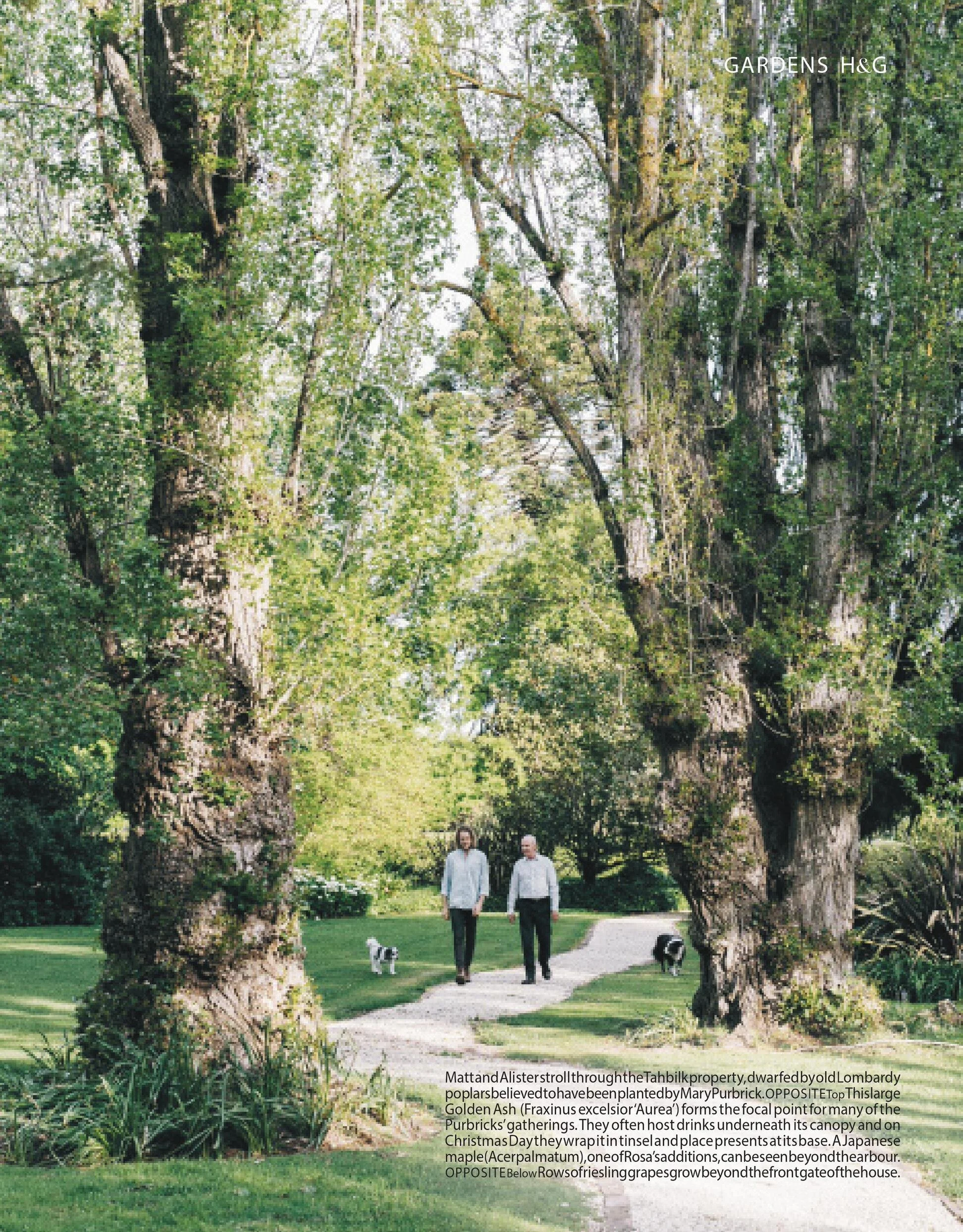 Landscape photographer Marnie Hawson for Australian House &amp; Garden - Purbrick garden at Tahbilk Winery.