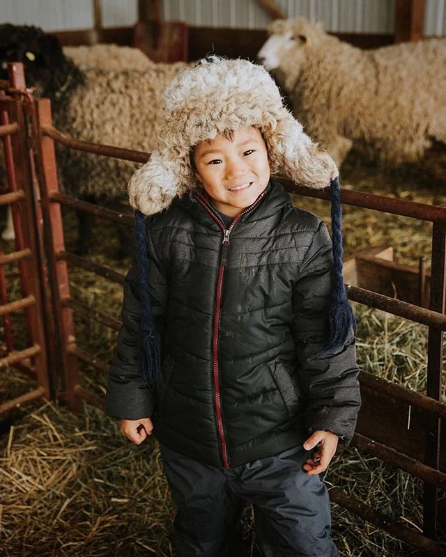 Thanks to our friend @katiecollyer we were able to spend Sunday afternoon on a sheep farm loving on all the little lambs &mdash; some just days old.  Will doesn&rsquo;t especially enjoy being photographed but he was uncharacteristically silly on this