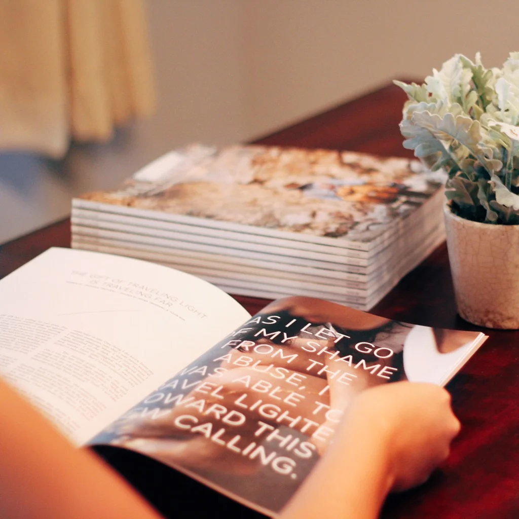 "The women who contribute to the magazine keep me inspired" 