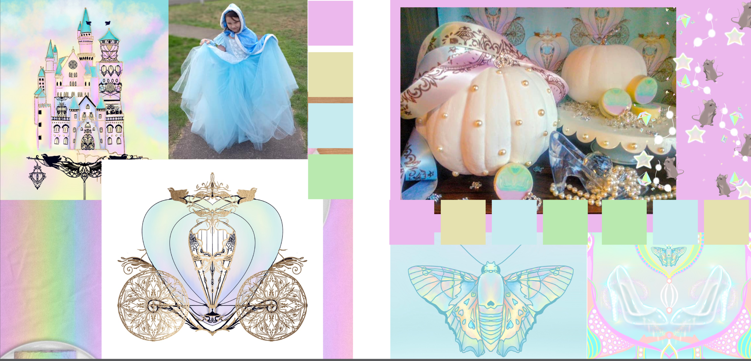 Themed party goods for Juniper Coran's 7th birthday party