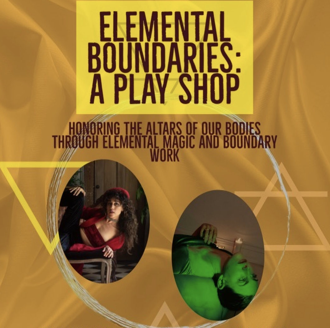 Elemental Boundaries: A play shop with Kiki Robinson and Georgia Sanford