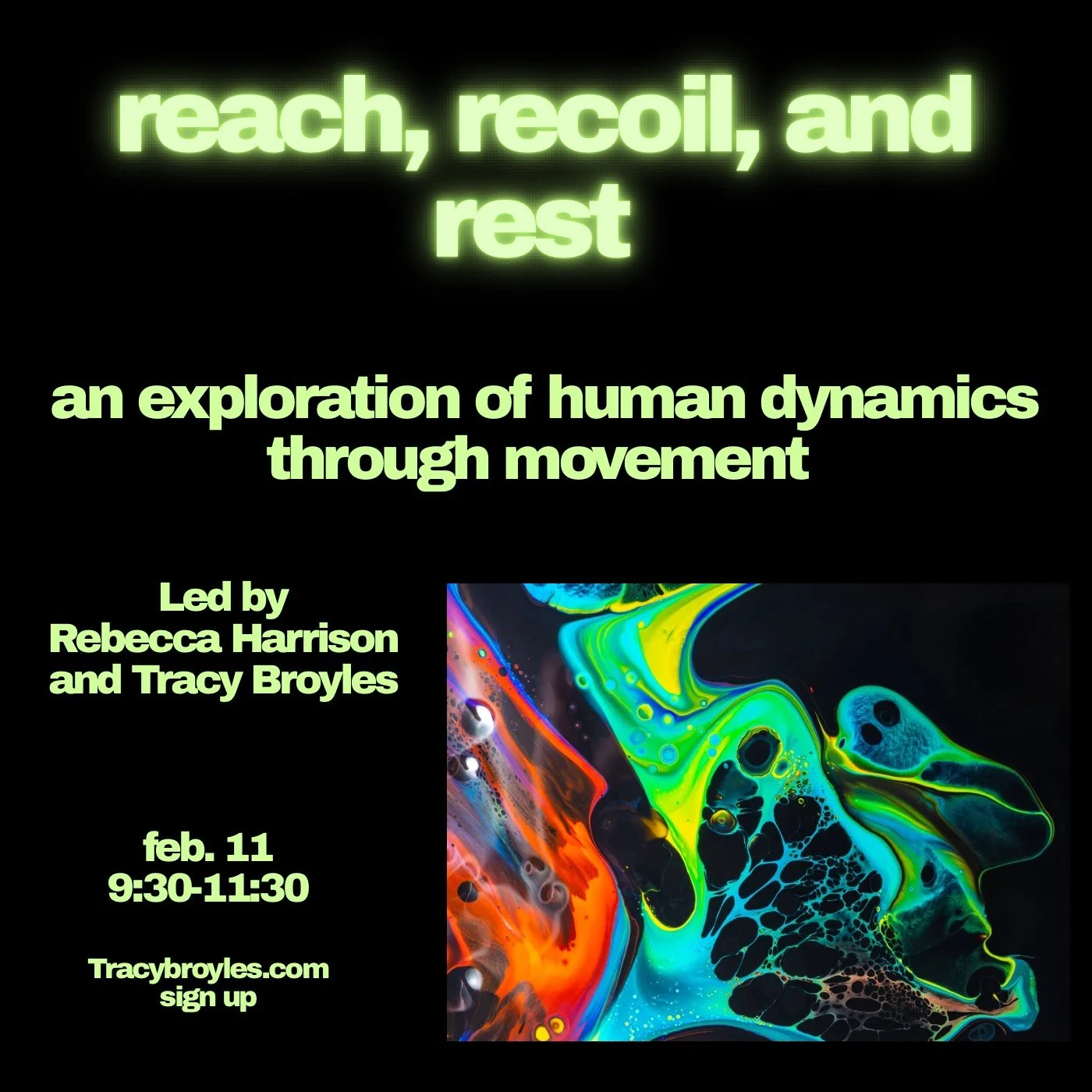 REACH, RECOIL, and REST