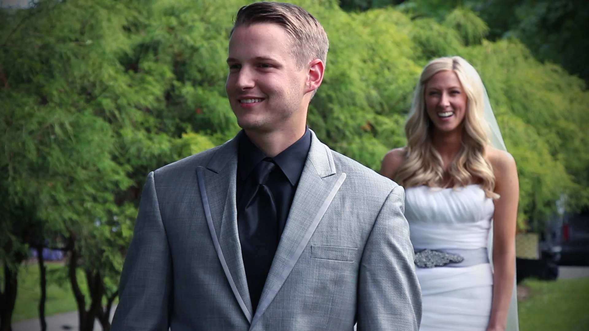 "Our wedding day seems like a blur. We're glad to have the video because it slows it down moment by moment, and helps us experience some details we missed." -Nate