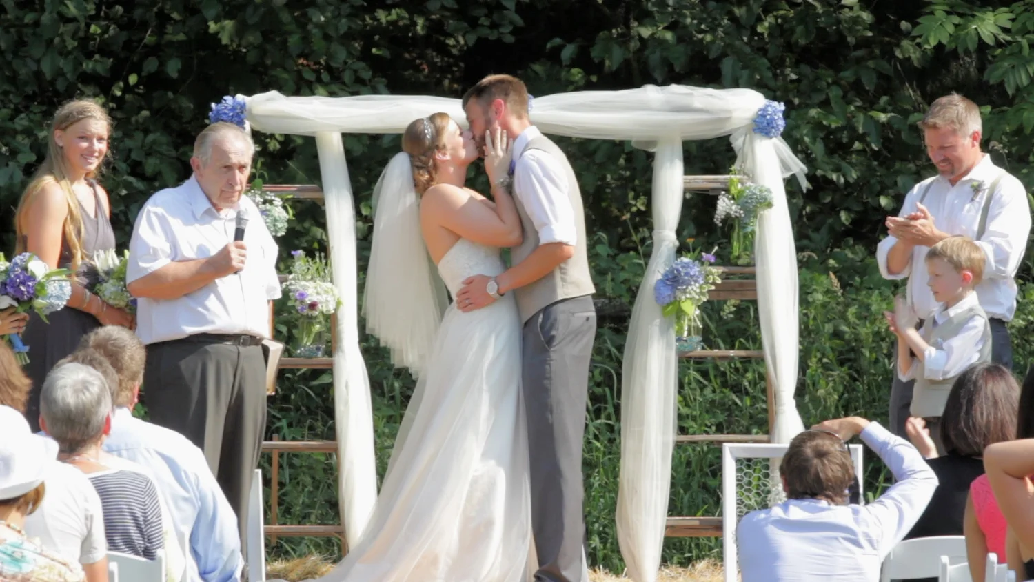 "Gabe and Julie were AMAZING! They are both so personable and genuine - people you definitely want to work with on such a milestone event! Kyle and I love our wedding video and are so thankful to have the memories on the videos to cherish for years …