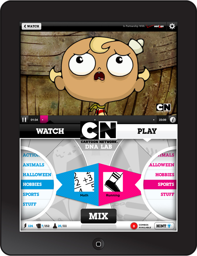 Cartoon Network  App — Andy Pratt Design
