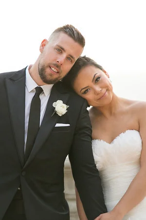 Jenny and Daniel were married at lovely Bel Air Bay Club in Pacific Palisades. I really enjoyed working with these two — they are a fun and cute couple! The following beautiful images are from Christine Chang photography.