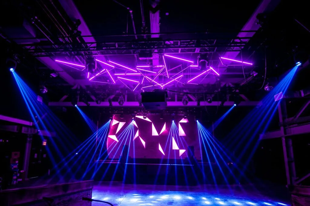 Lighting Designer: Gary Hunt LED Installation by; CHI KA Back Wall Design by: Sarah Frankel Photo by: Alex Bershaw