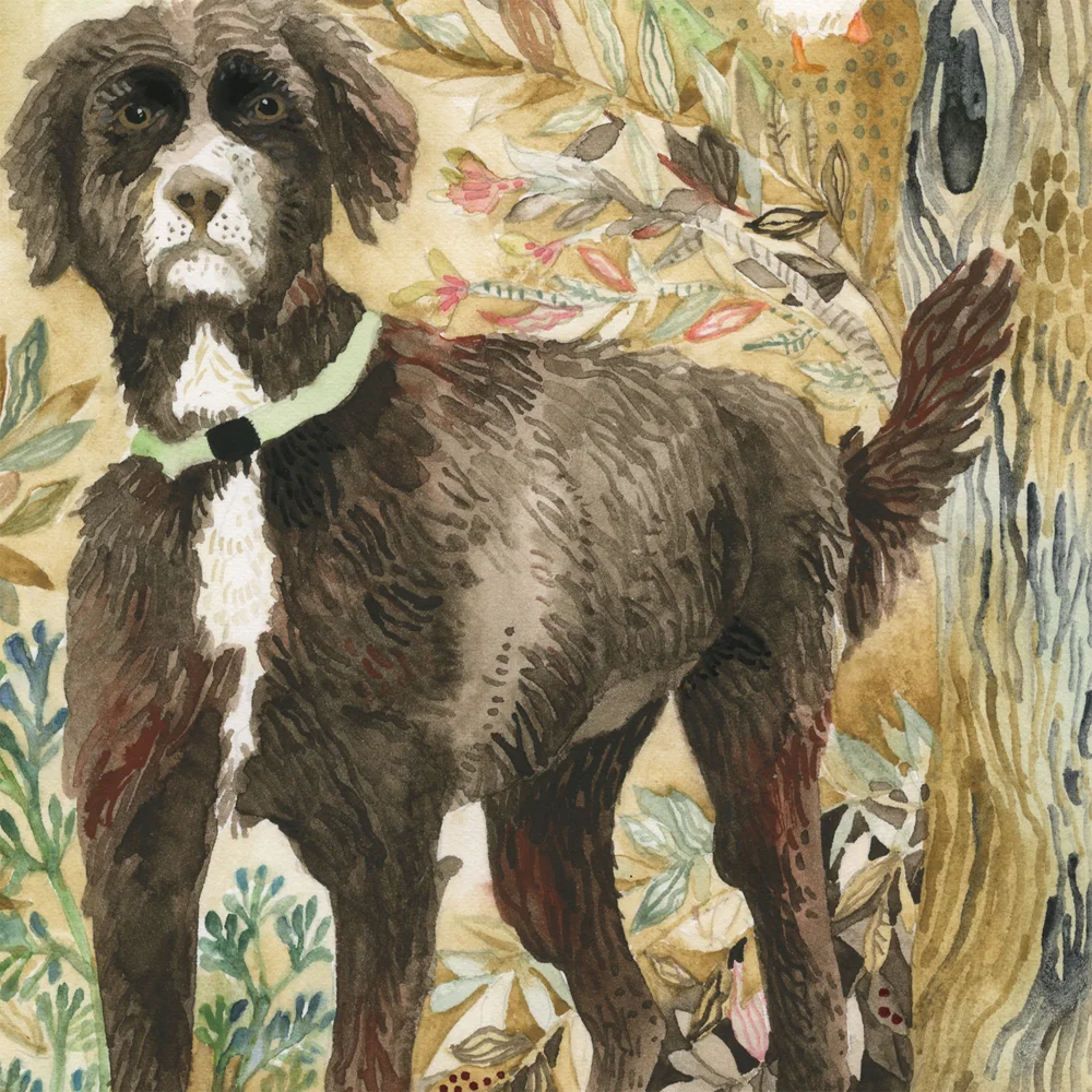 "Two Dogs" detail