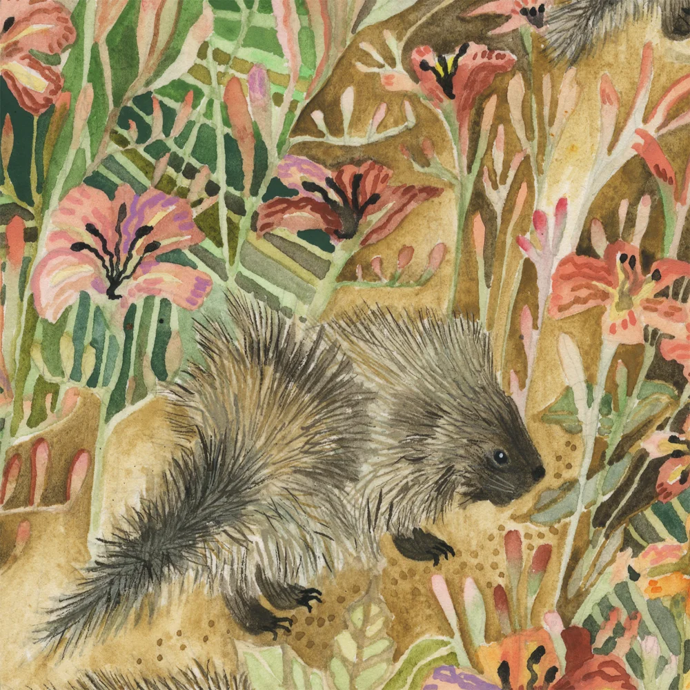 "Porcupines" detail