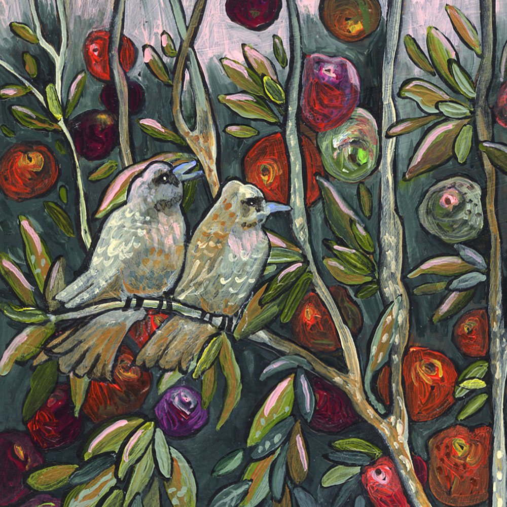 "Autumn Orchard" detail