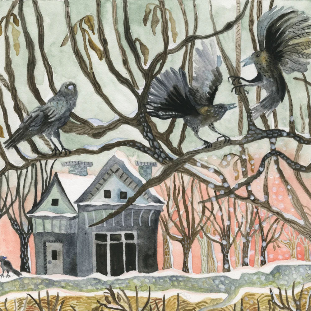 Winter Orchard detail