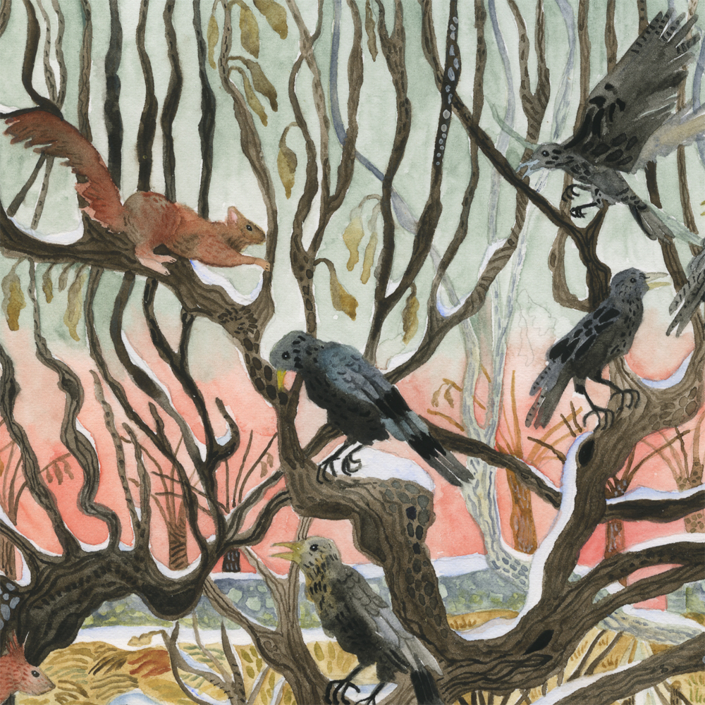 Winter Orchard detail