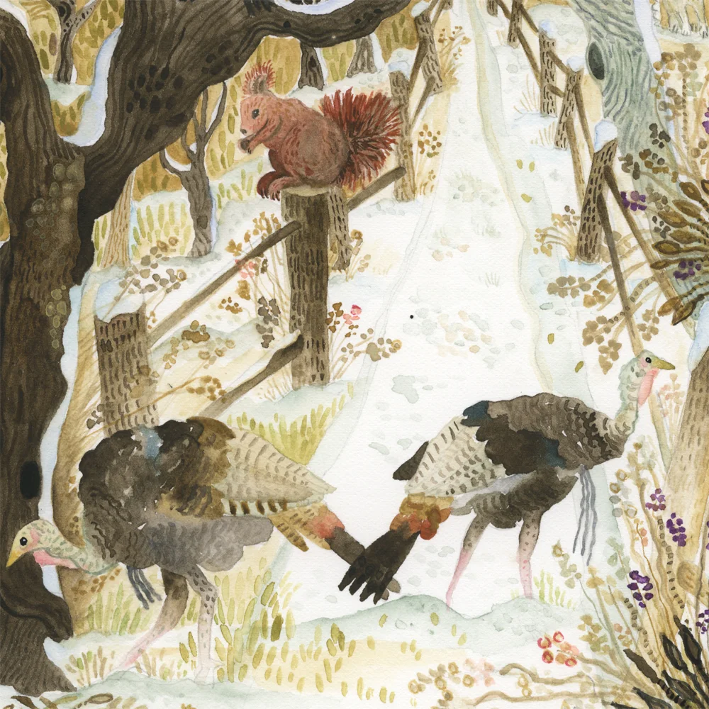 Winter Orchard detail