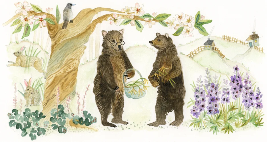 "Grandparents of the Forest" website header art