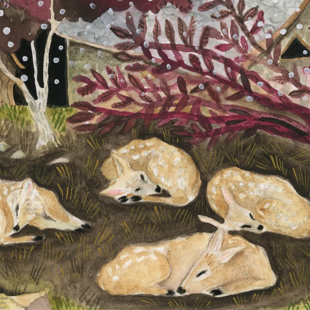 "Early Snow" detail