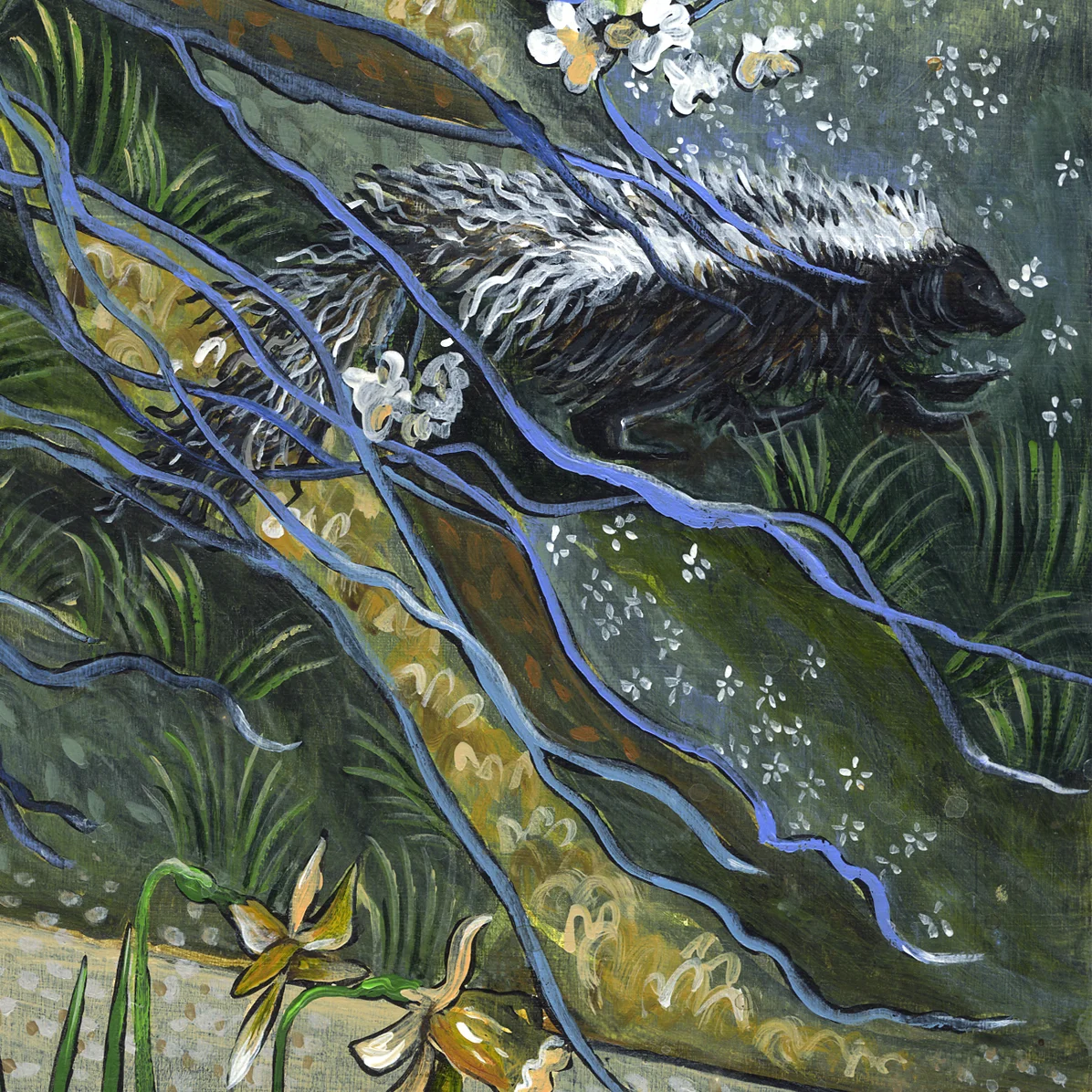 “Peaceable Kingdom. The Animals” detail.