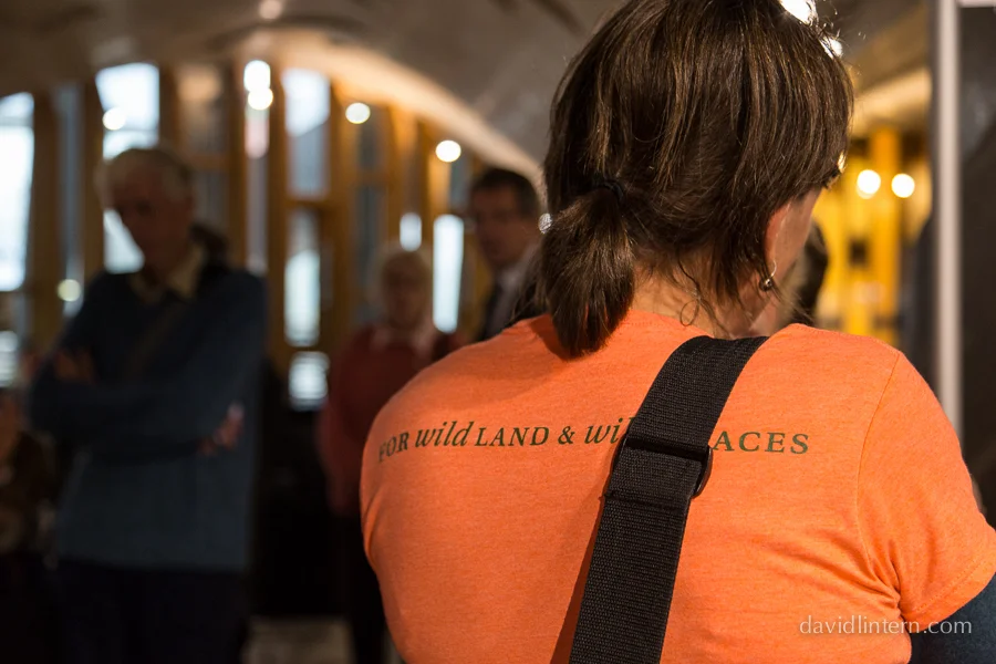 John Muir Trust campaign co-odinator Mel Nicol showing her true colours.