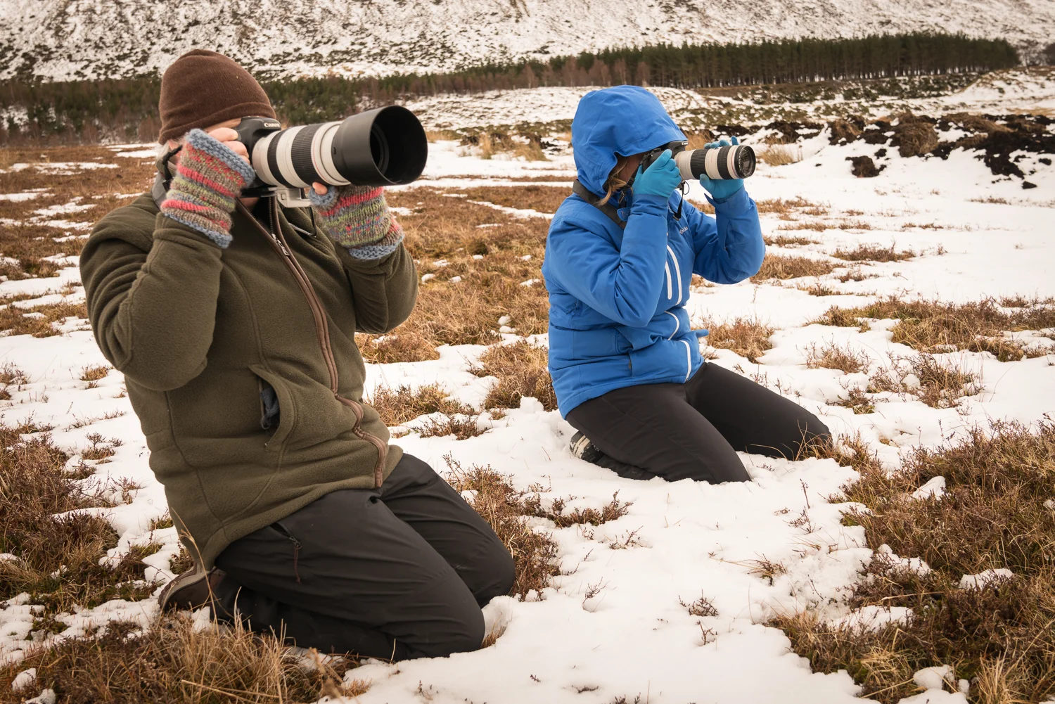 Linda Russell "David took my daughter and I out on an incredible day of scenery and tuition. He knows the Cairngorms like the back of his hand. My daughter and I both had very different ideas on what we hoped to learn from David, she wanted to improve her landscape photography and I wanted to photograph mountain hares. David pulled both out of the bag with flying colours. David is an exceptional teacher, patient, knowledgeable and with an incredible way of sharing his knowledge without making you feel silly. We have both continued to confidently use the skills David taught us, and we are already planning on going back to him for another amazing day out of scenery and tuition. "