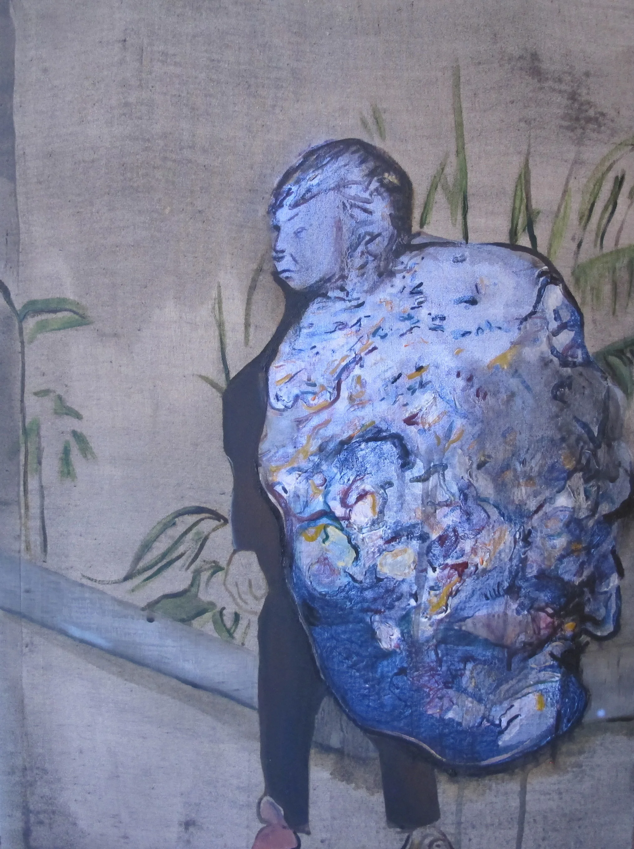 Lean Back 2 / Acrylic on canvas / 24"x20" / 2012