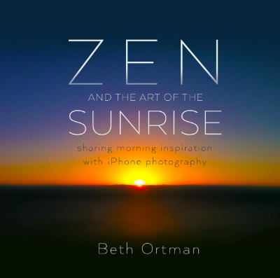A book of sunrise photos and inspirational quotes