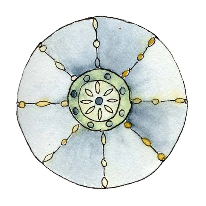 Watercolor Mandala ©Beth Ortman 2017