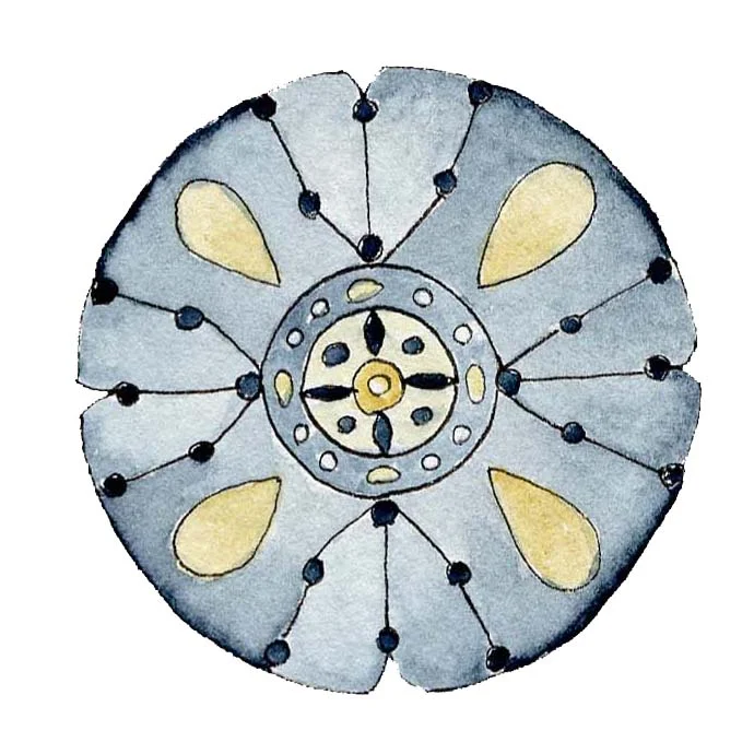 Watercolor Mandala ©Beth Ortman 2017