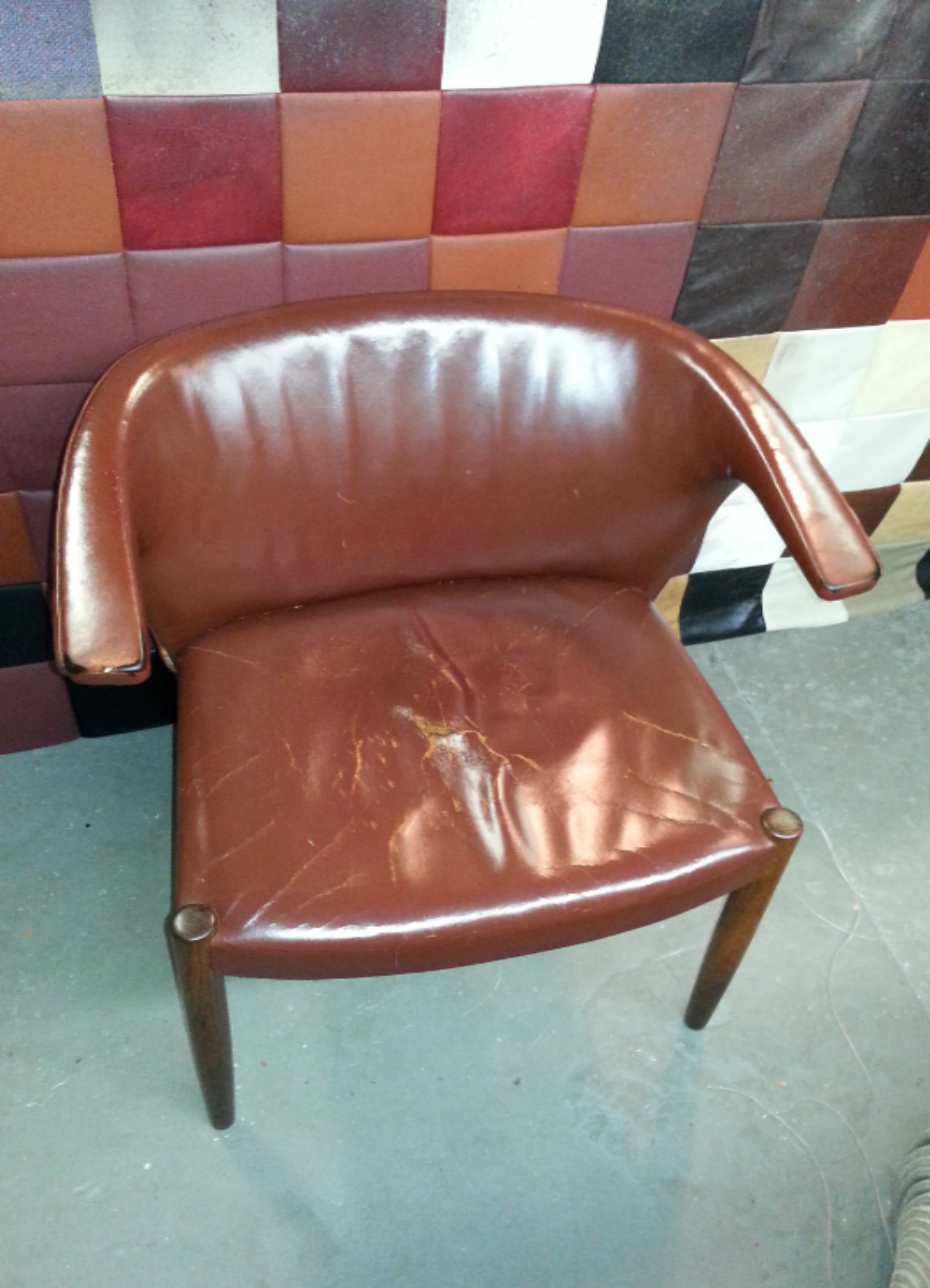 50's Era Swedish chair before