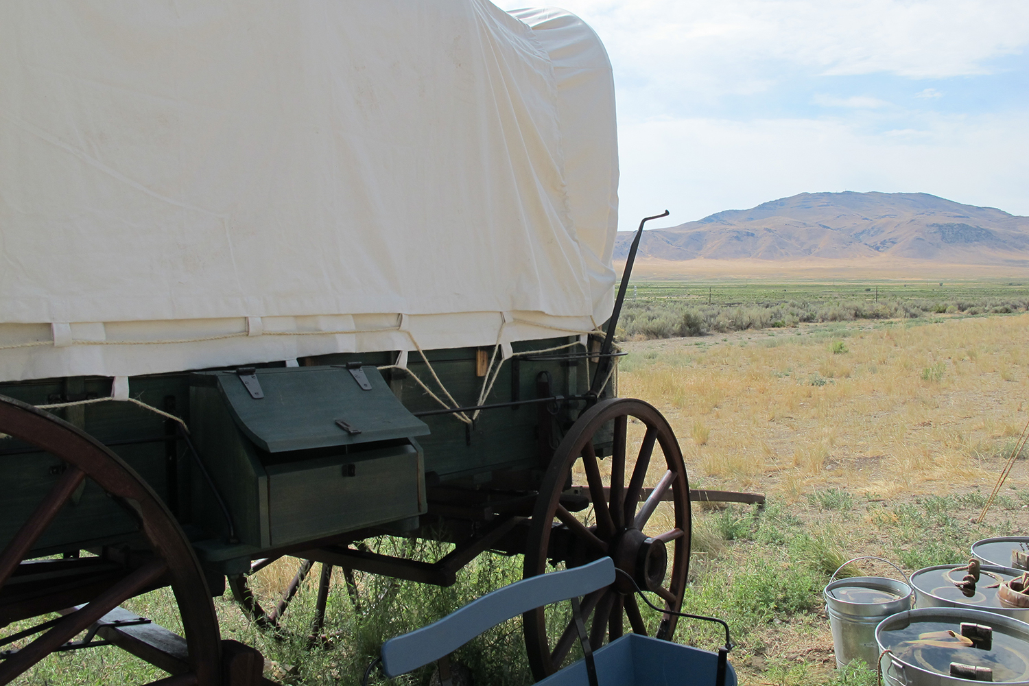 California Trail wagon replica
