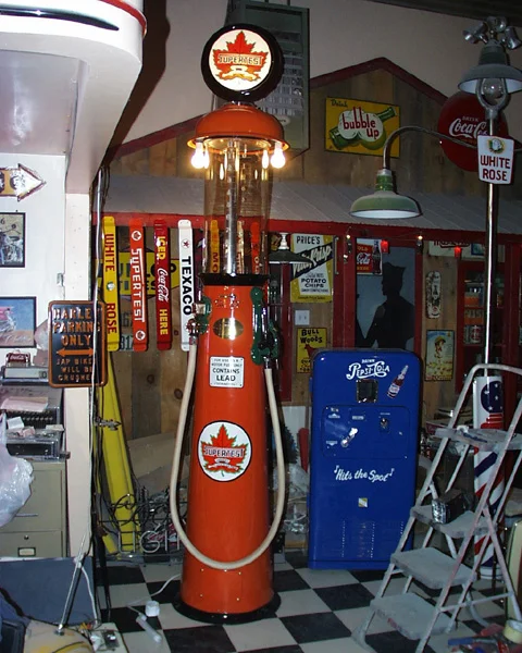1920's Service Station Equipment Visiable Gas Pump