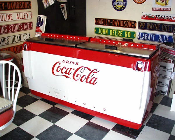 1950's Restored 6 ft Chest Cooler