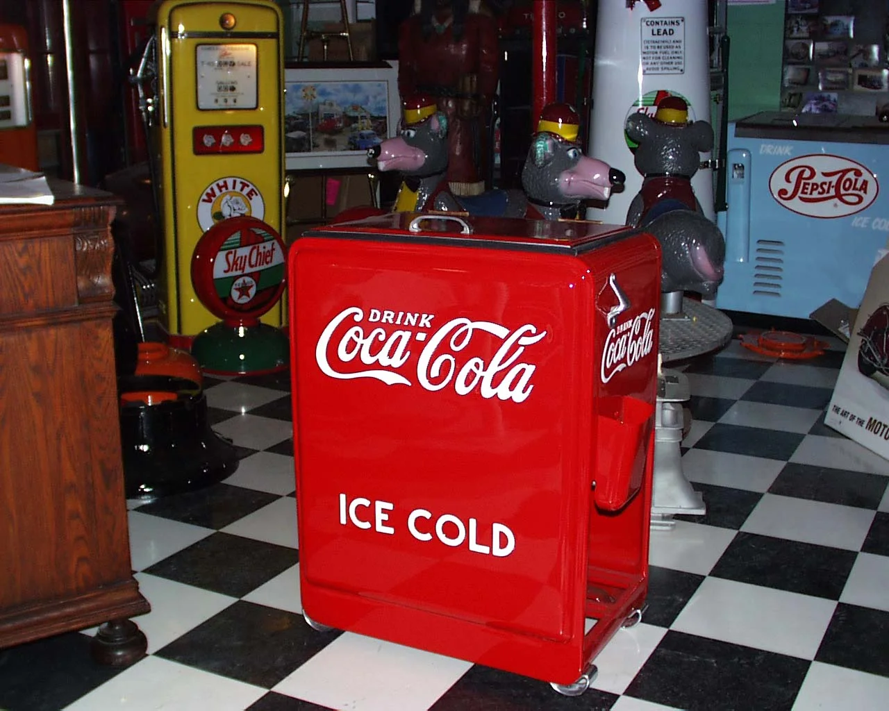Restored Coca Cola JR Cooler