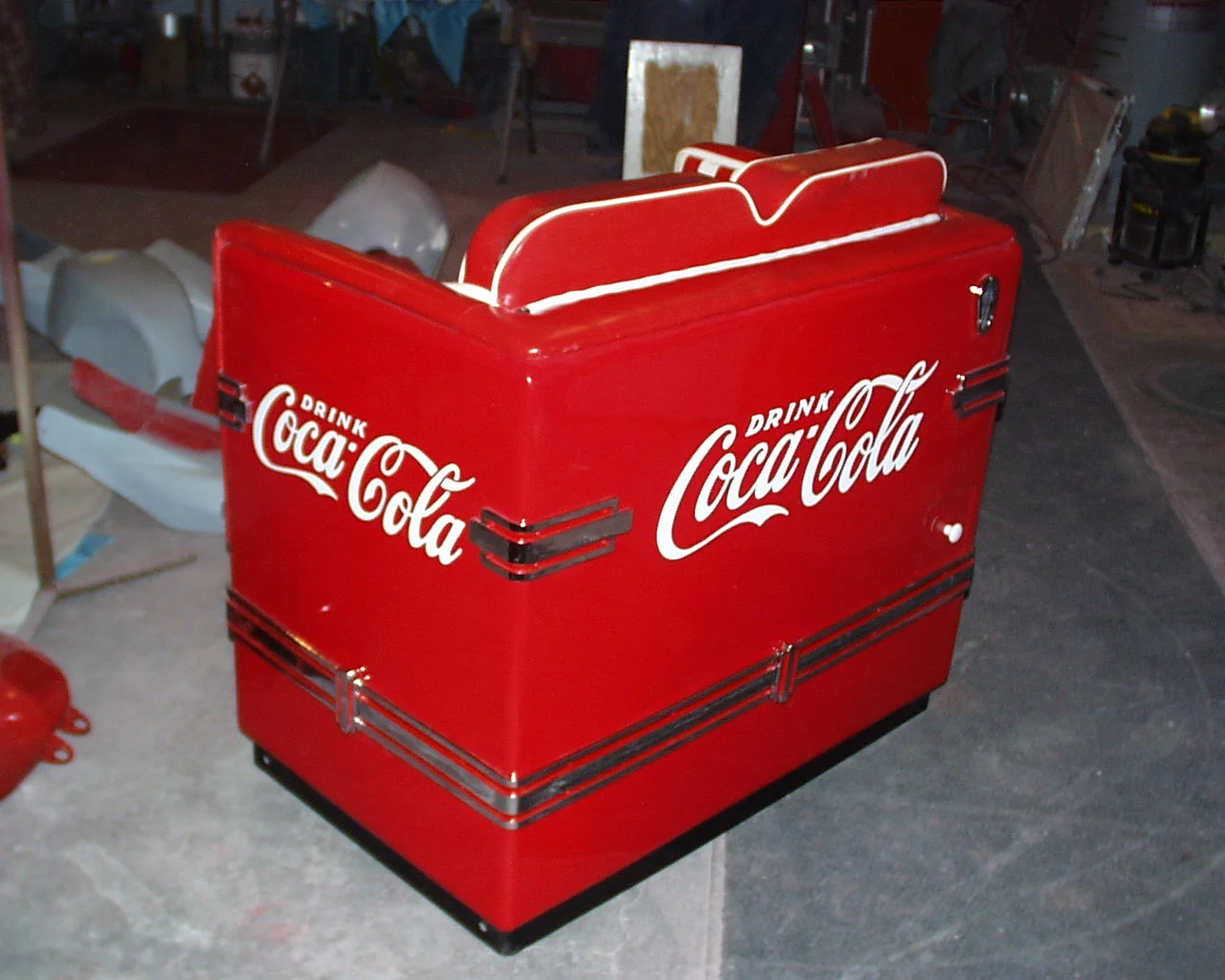 Coca Cola Love Seat Rear