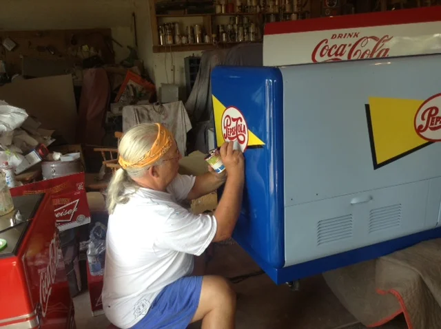 John Finishing Some Final Details