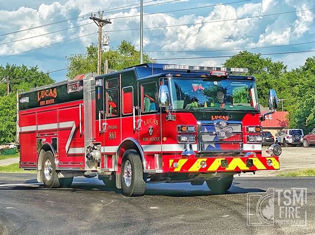 Lucas E861 returning to quarters on a sunny afternoon earlier this week.