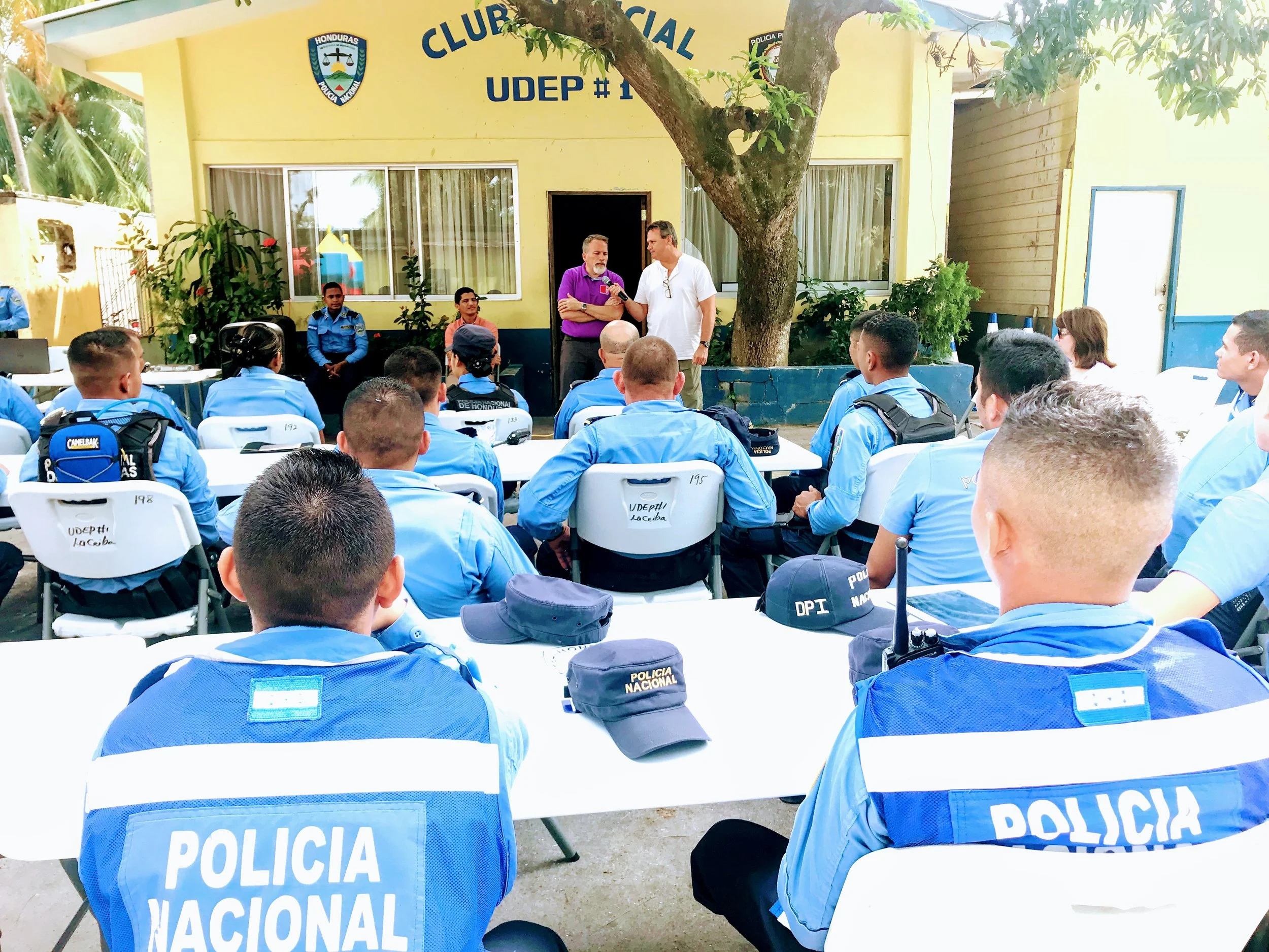 Police officers in La Ceiba Honduras are on the frontline of a very dangerous and complicated community to police. 