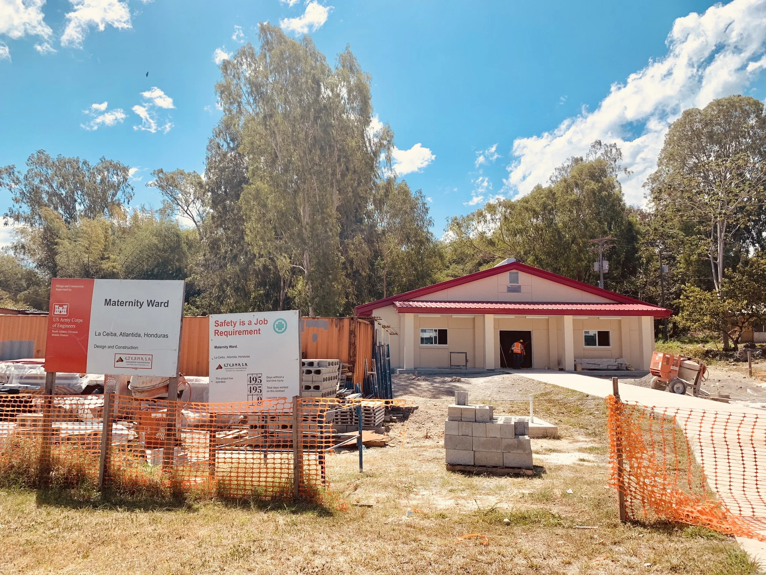 Construction of the Maternity Home in La Ceiba Honduras should be complete by May 2019.