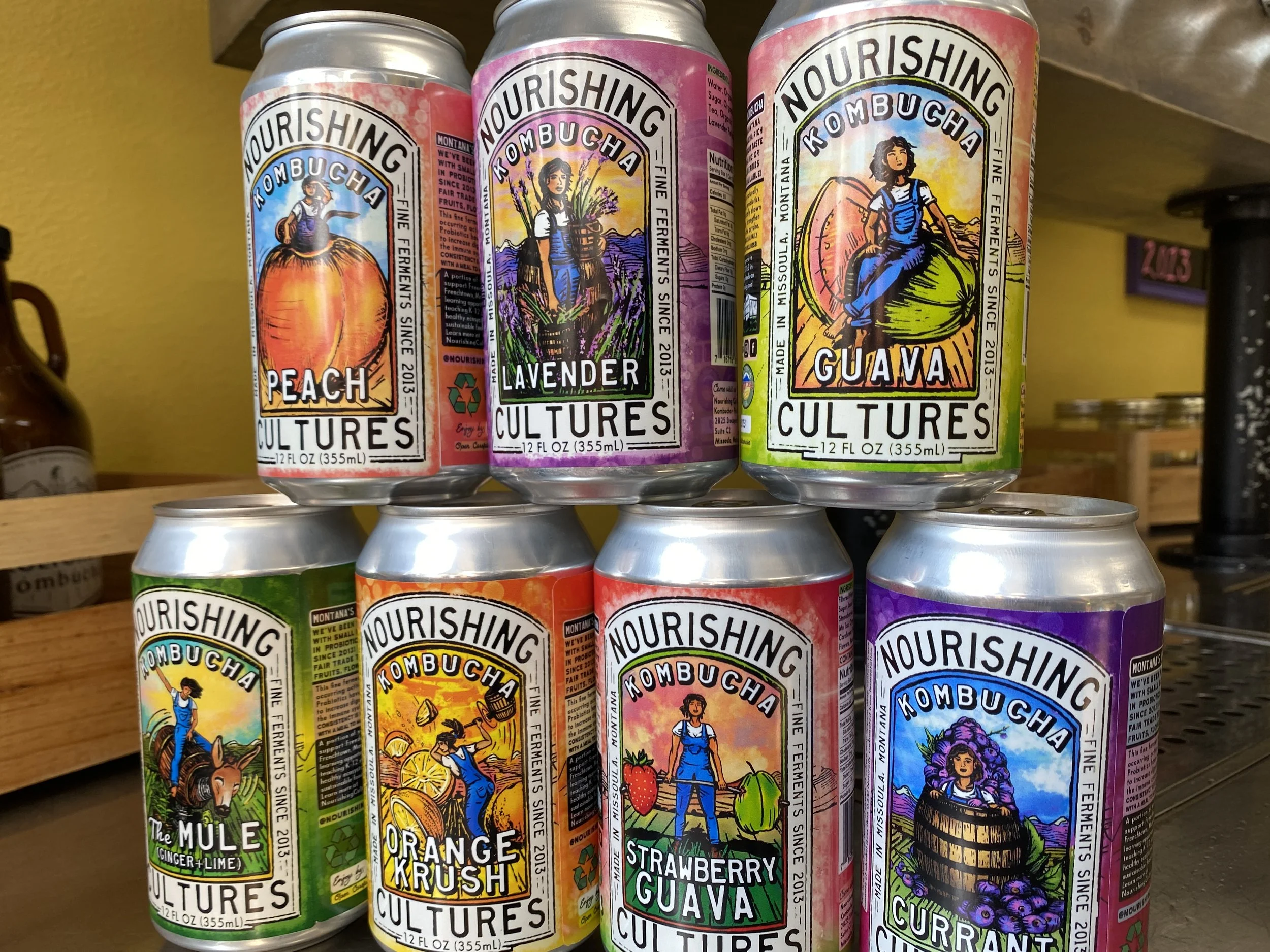   View more of my work with Nourishing Cultures Kombucha  