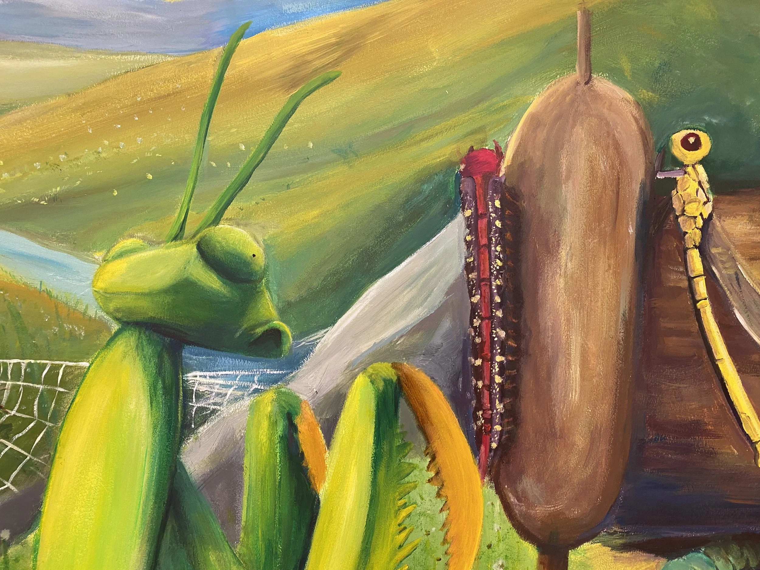  “ It’s impossible to observe the insect world and not find an endless well. From how they communicate, the amazing forms and colors or just their role in our own existence. I have many fond bug memories and my only hope is this one helps inspire the