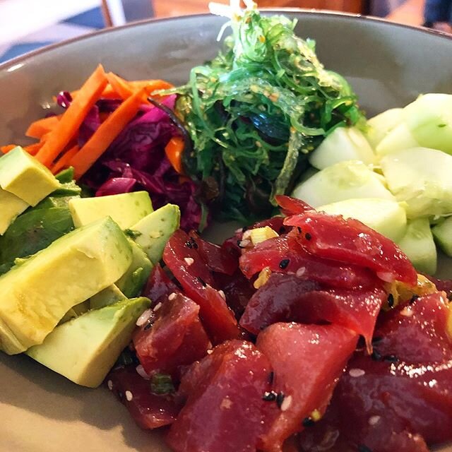 Sushi starts June 26th but in the mean time poke bowls are 🔥