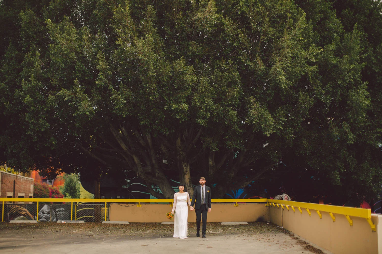 dtla los angeles arts district millwick hipster wedding