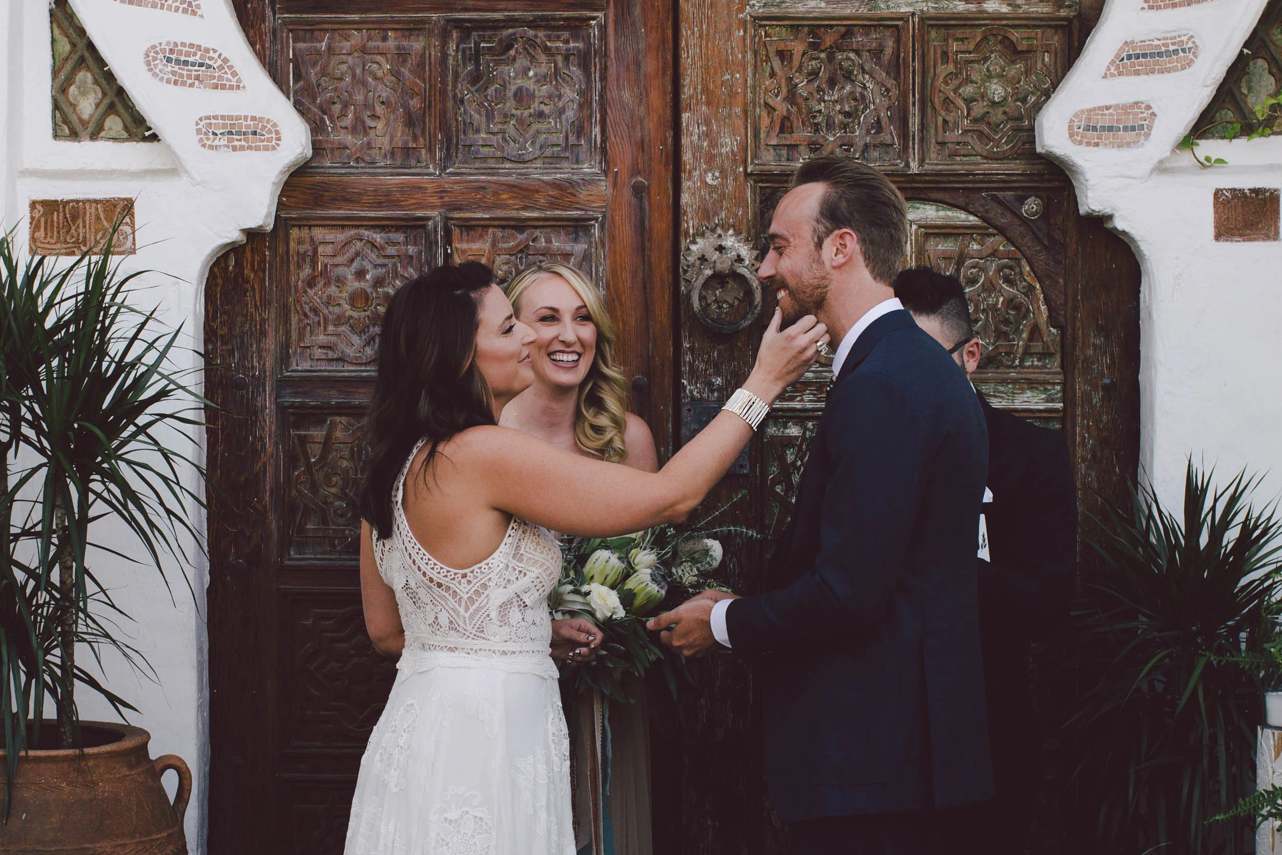 korakia pensione palm springs wedding photography
