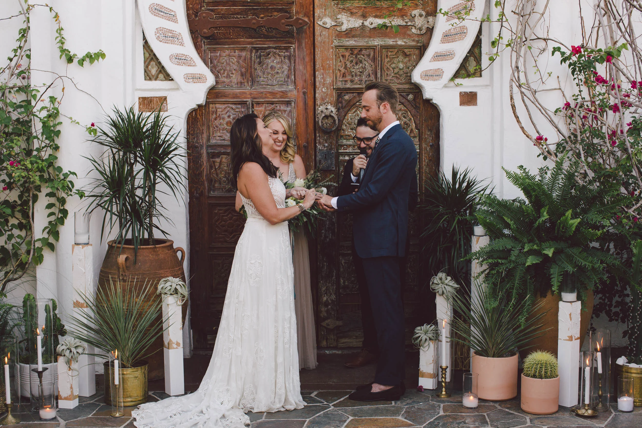 korakia pensione palm springs wedding photography
