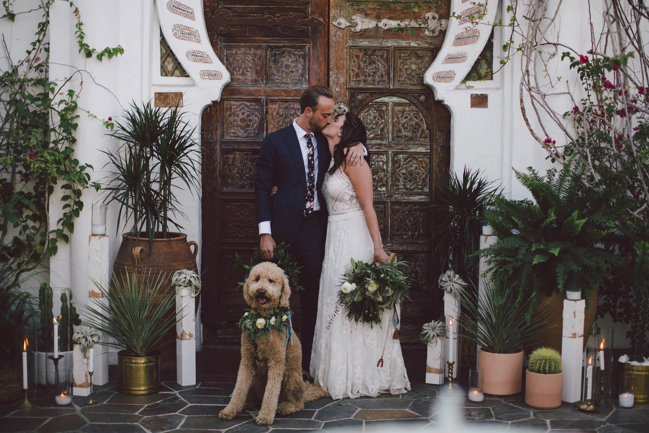 korakia pensione palm springs wedding photography