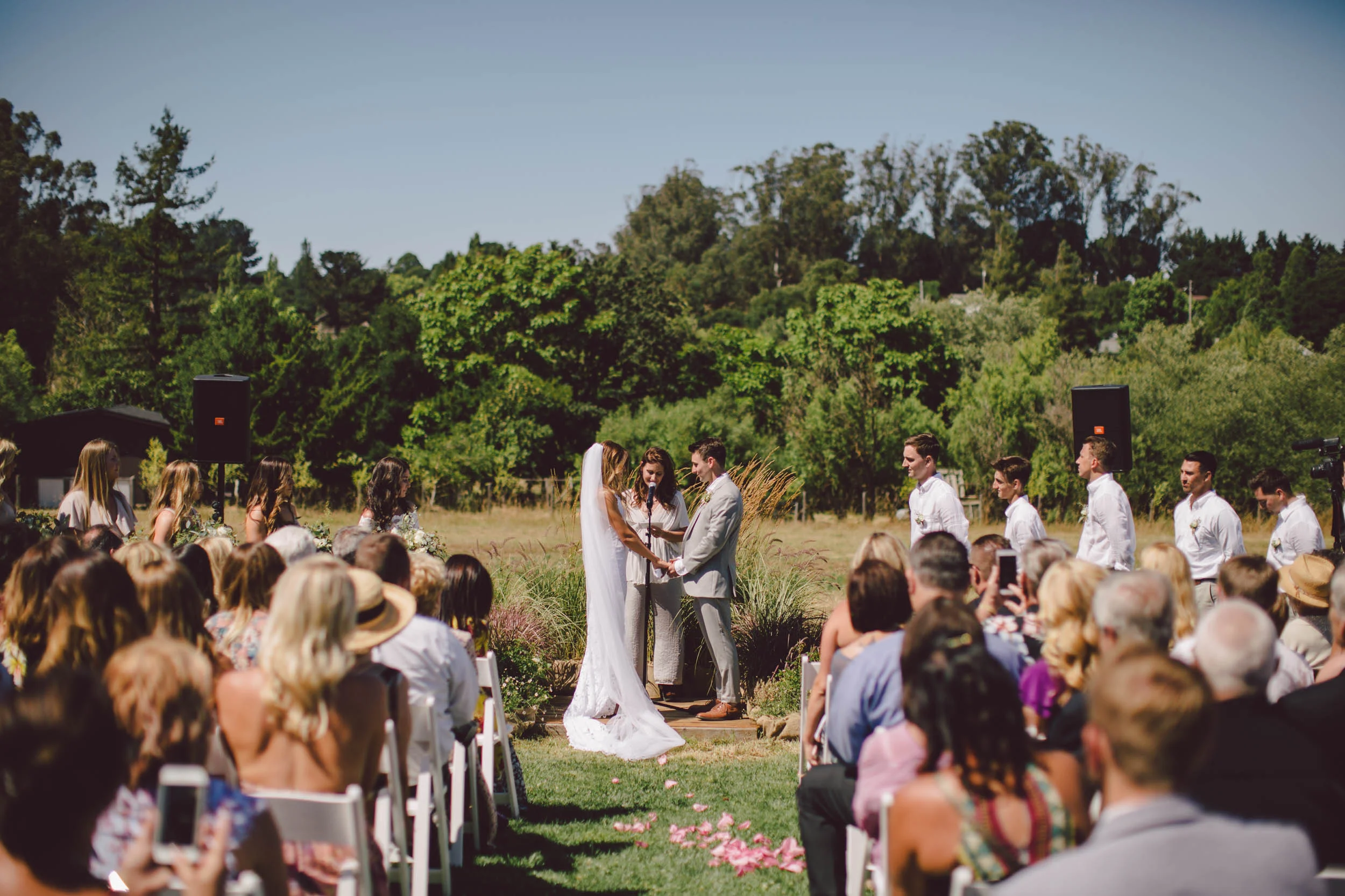 boho backyard petaluma wine country wedding