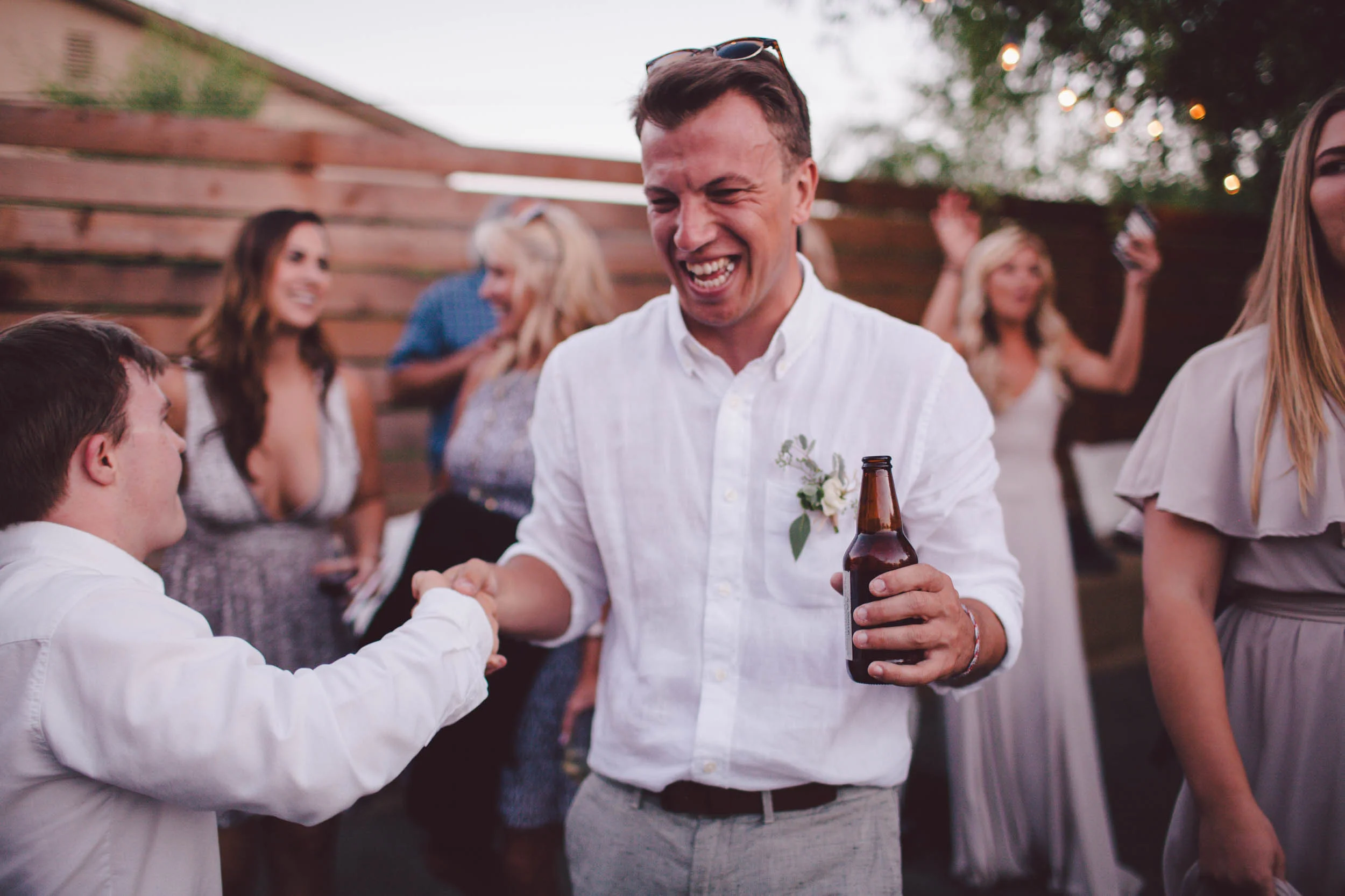 boho backyard petaluma wine country wedding