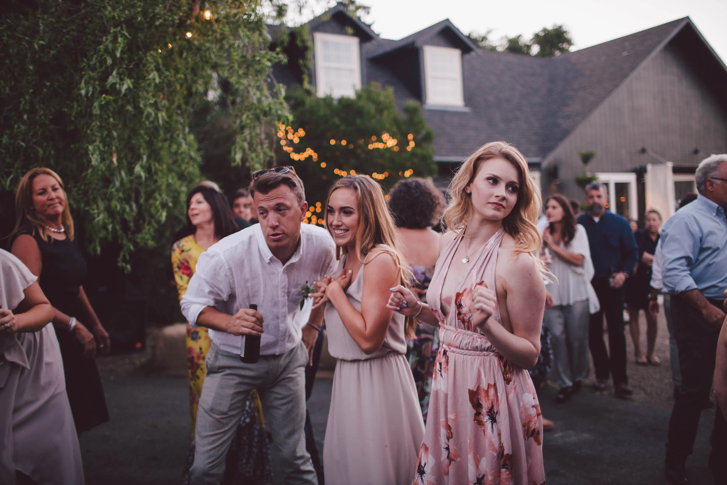 boho backyard petaluma wine country wedding