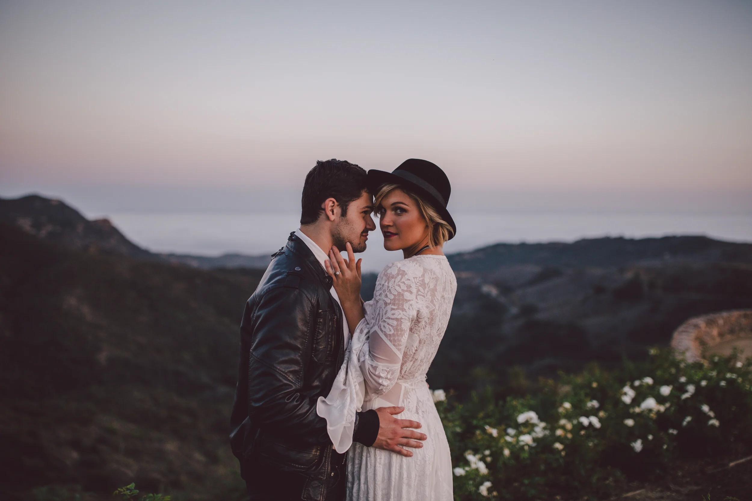 leather jacket-couple-malibu-stonewall ranch-lovely bride-rue de seine