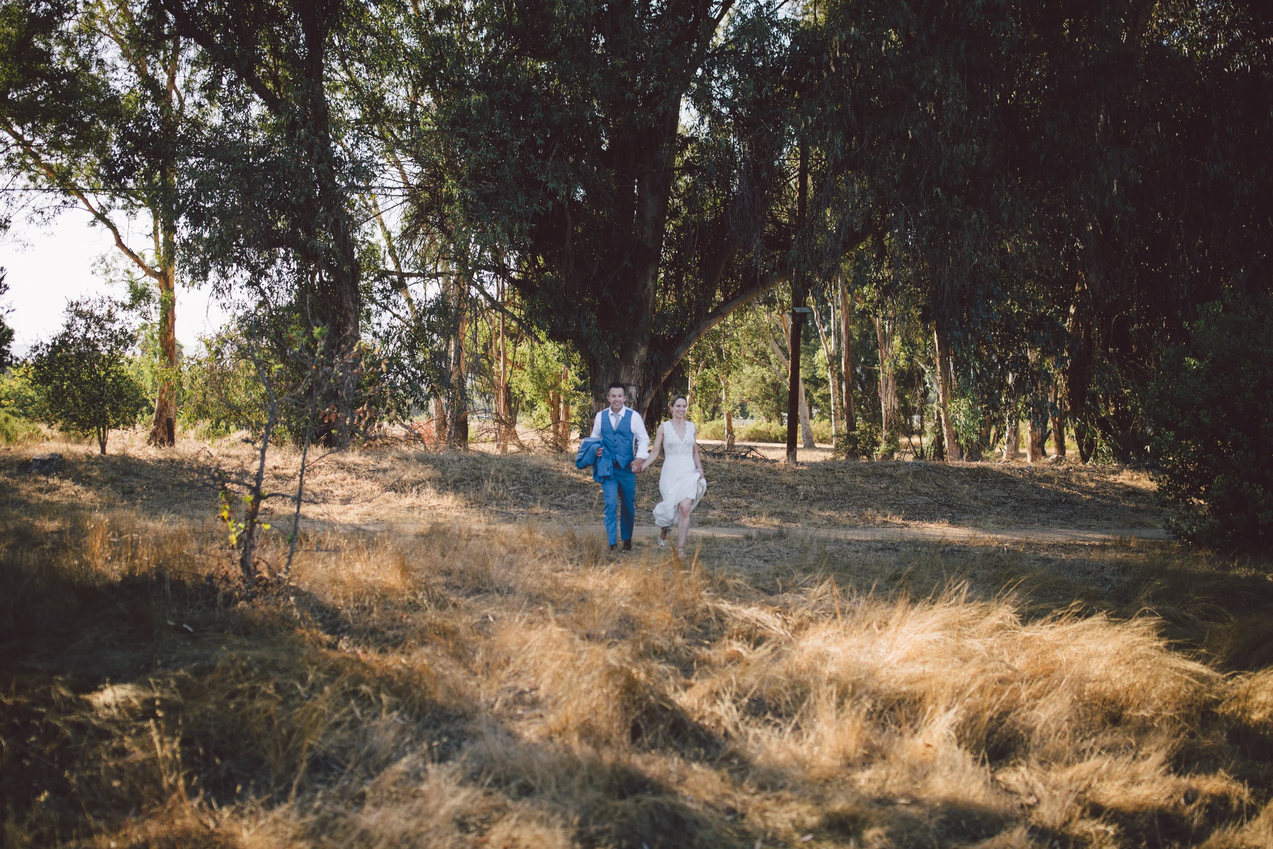 ojai elopement sunset mountain outdoor wedding