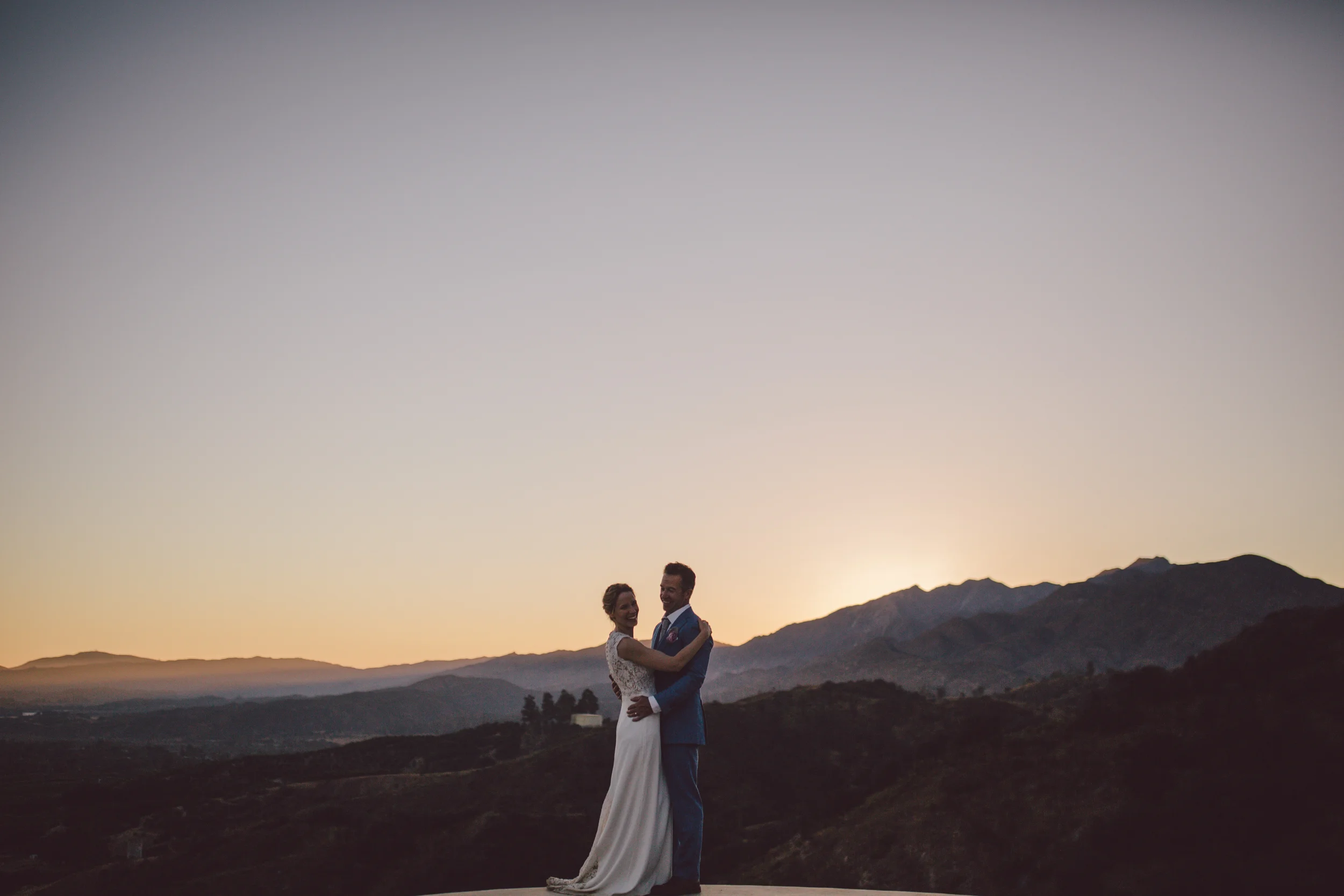 sunset elopement california elopement ojai