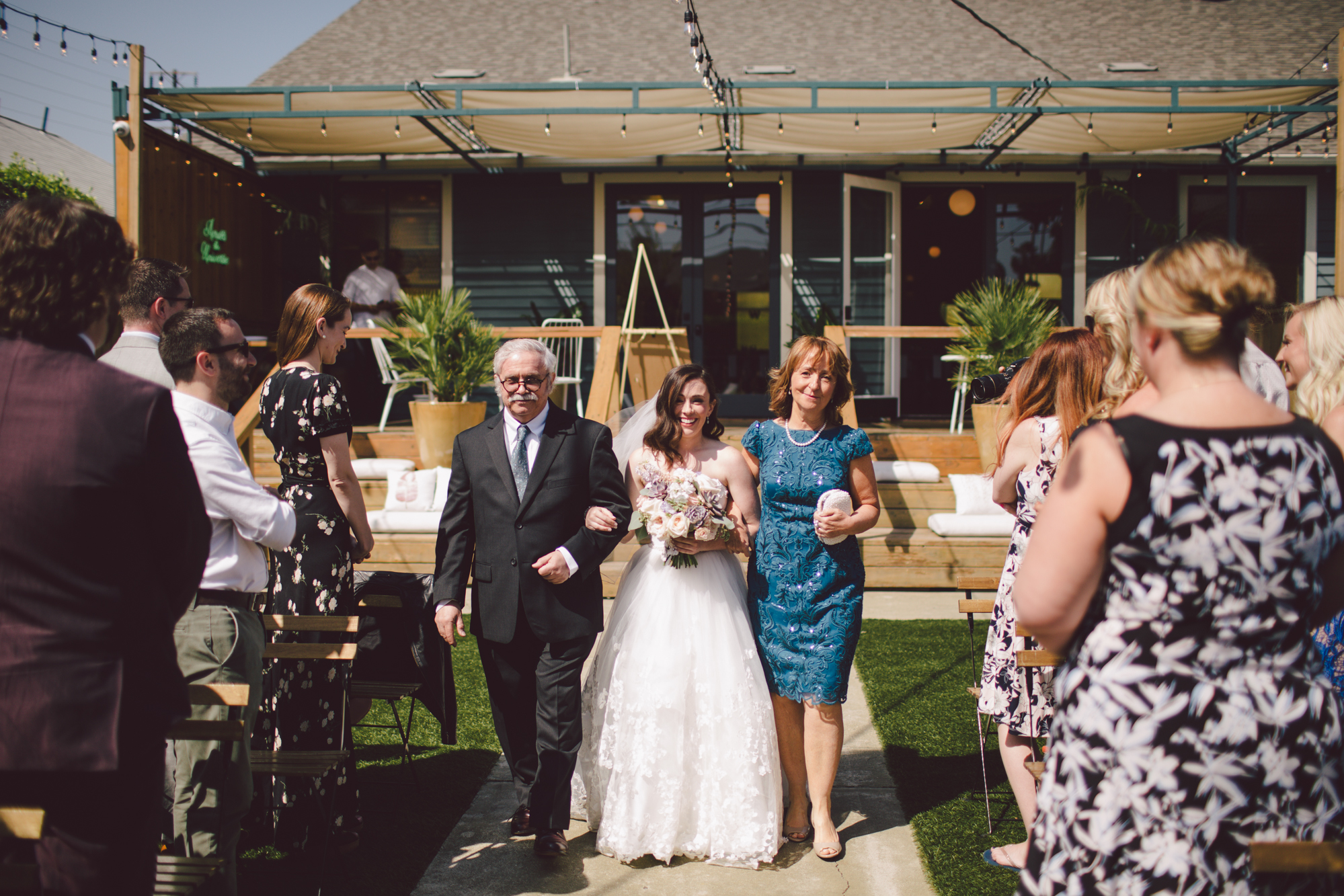 outdoor ceremony-los angeles-cool wedding venue